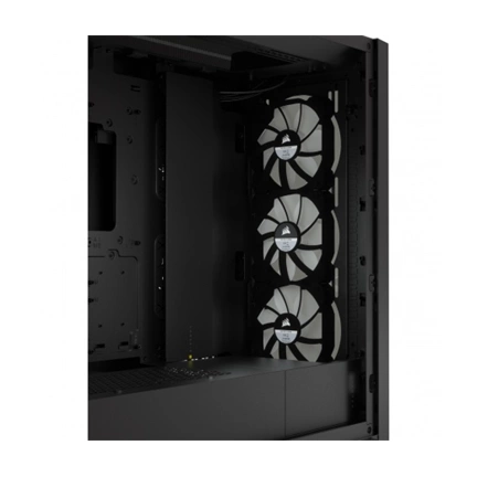 CORSAIR iCUE 5000X RGB Tempered Glass Mid-Tower ATX PC Smart Case Black
