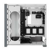 CORSAIR iCUE 5000X RGB Tempered Glass Mid-Tower ATX PC Smart Case White