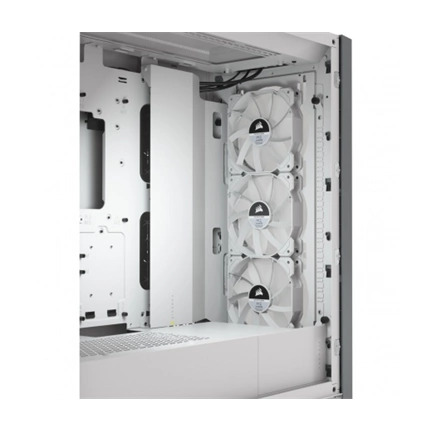 CORSAIR iCUE 5000X RGB Tempered Glass Mid-Tower ATX PC Smart Case White
