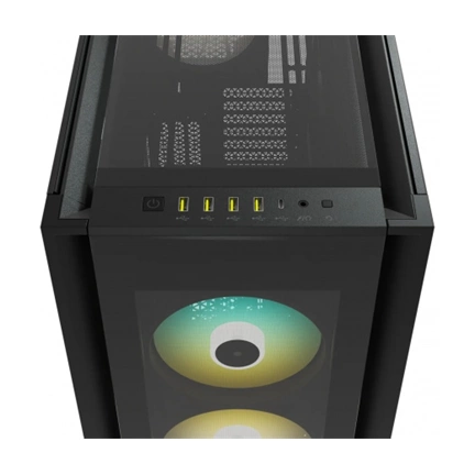 CORSAIR iCUE 7000X RGB Tempered Glass Full-Tower ATX PC Case — Black