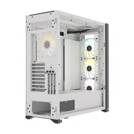 CORSAIR iCUE 7000X RGB Tempered Glass Full-Tower ATX PC Case — White