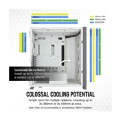 CORSAIR iCUE 7000X RGB Tempered Glass Full-Tower ATX PC Case — White