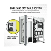 CORSAIR iCUE 7000X RGB Tempered Glass Full-Tower ATX PC Case — White