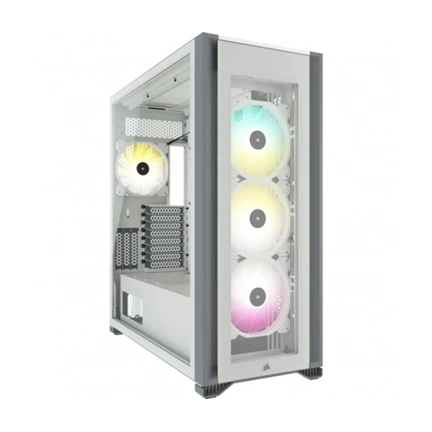 CORSAIR iCUE 7000X RGB Tempered Glass Full-Tower ATX PC Case — White