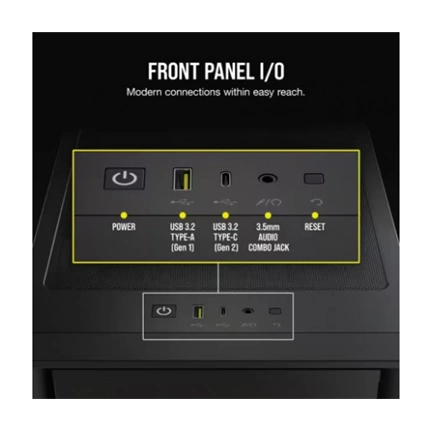 CORSAIR iCue 4000D RGB Airflow - Black