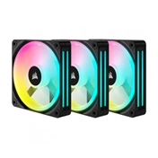 CORSAIR iCue Link QX120 RGB 120mm PWM PC Fans Starter Kit with iCue Link System Hub
