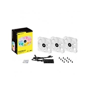 CORSAIR iCue SP120 RGB ELITE Performance 120mm White PWM Triple-Pack