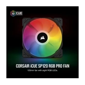 CORSAIR iCue SP120 RGB PRO Performance 120mm Triple Fan Kit with Lighting Node CORE CORSAIR iCue SP120 RGB PRO Performance 120mm Triple Fan Kit with Lighting Node CORE