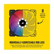 CORSAIR iCue SP120 RGB PRO Performance 120mm Triple Fan Kit with Lighting Node CORE CORSAIR iCue SP120 RGB PRO Performance 120mm Triple Fan Kit with Lighting Node CORE
