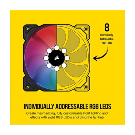 CORSAIR iCue SP120 RGB PRO Performance 120mm Triple Fan Kit with Lighting Node CORE CORSAIR iCue SP120 RGB PRO Performance 120mm Triple Fan Kit with Lighting Node CORE