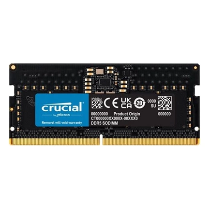 CRUCIAL DDR5 SO-DIMM 4800MHz CL40 16GB