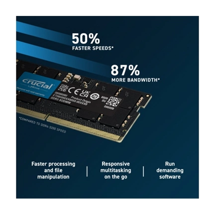 CRUCIAL DDR5 SO-DIMM 5600MHz CL46 16GB