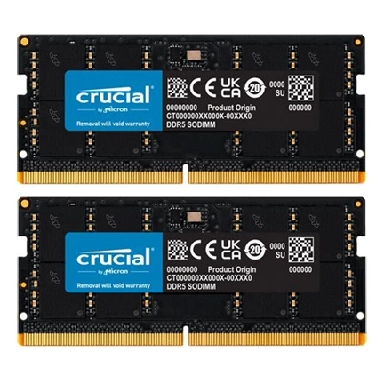 CRUCIAL DDR5 SO-DIMM 5600MHz CL46 32GB (2x16GB Kit)