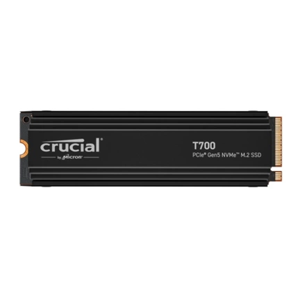 CRUCIAL T700 PCIe Gen5 NVMe M.2 SSD w/heatsink 1TB