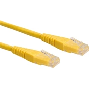 Cable ROLINE UTP CAT6 patch 0,3m sárga