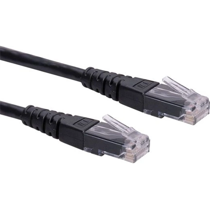 Cable ROLINE UTP CAT6 patch 5m fekete