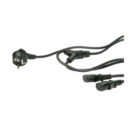 Cable Roline Value Hálózati "Y" tápkábel 2m
