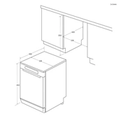 Candy CF 5C7F1W mosogatógép