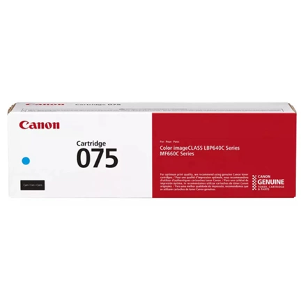 Canon CRG-075 toner - 1300 oldal, ciánkék