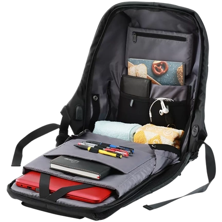 Canyon Anti-theft backpack for 15.6"-17" laptop black