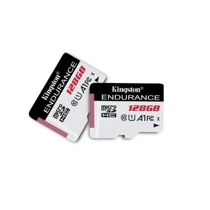 Card MICRO SD Kingston 128GB High Endurance CL10 A1 UHS-I 95/45MB