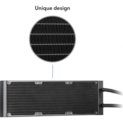 Chieftec Iceberg 360 Dark komplett vízhűtőrendszer