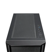 Chieftec Pro Midi Q AS-02B-OP számítógépház - ATX, 120mm-es PWM ventilátor, fekete