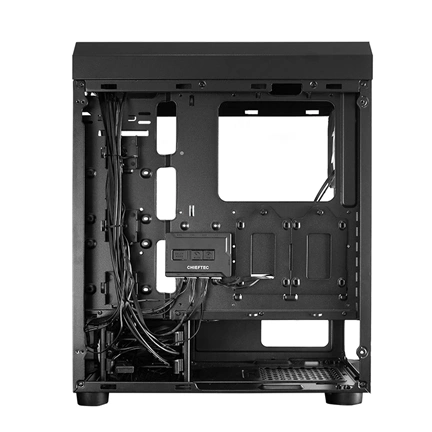 Chieftec Scorpion 4 USB-C Gen2x2 számítógépház - edzett üveg, 4db ARGB ventilátor