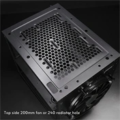 Chieftec The Cube számítógépház - Micro-ATX, egyedi Hi-Fi dizájn, 200mm-es PWM ventilátor