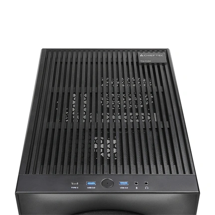 Chieftec The Cube számítógépház - Micro-ATX, egyedi Hi-Fi dizájn, 200mm-es PWM ventilátor
