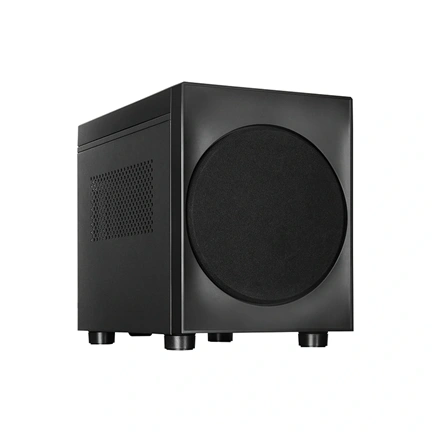 Chieftec The Cube számítógépház - Micro-ATX, egyedi Hi-Fi dizájn, 200mm-es PWM ventilátor