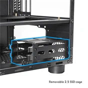 Chieftec The Cube számítógépház - Micro-ATX, egyedi Hi-Fi dizájn, 200mm-es PWM ventilátor
