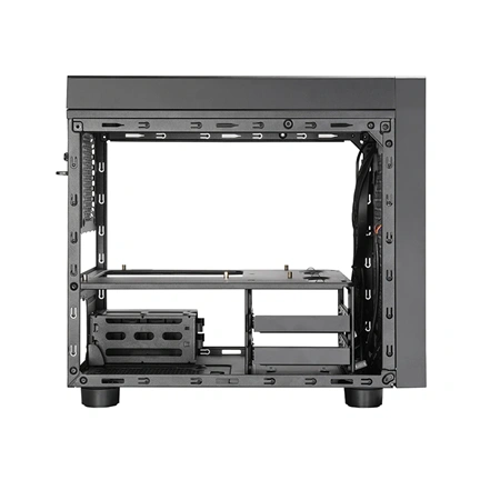 Chieftec The Cube számítógépház - Micro-ATX, egyedi Hi-Fi dizájn, 200mm-es PWM ventilátor