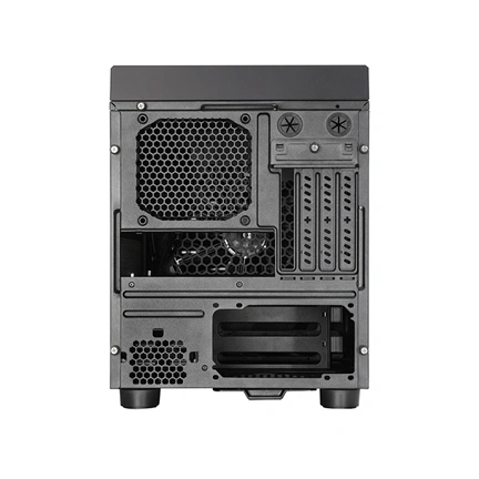 Chieftec The Cube számítógépház - Micro-ATX, egyedi Hi-Fi dizájn, 200mm-es PWM ventilátor