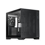 Chieftec Visio Air számítógépház - kétkamrás dizájn, edzett üveg oldallap, 3 db 140mm-es PWM ventilátor