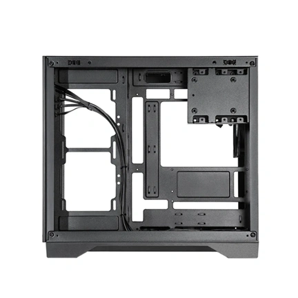 Chieftec Visio Air számítógépház - kétkamrás dizájn, edzett üveg oldallap, 3 db 140mm-es PWM ventilátor