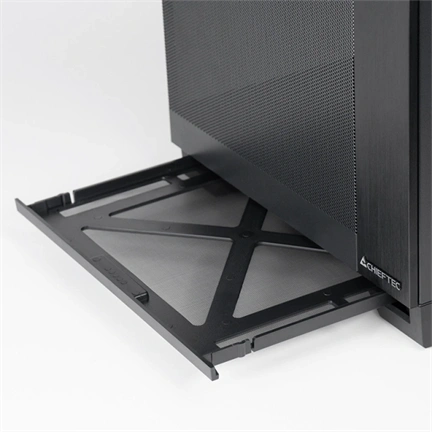 Chieftec Visio Air számítógépház - kétkamrás dizájn, edzett üveg oldallap, 3 db 140mm-es PWM ventilátor
