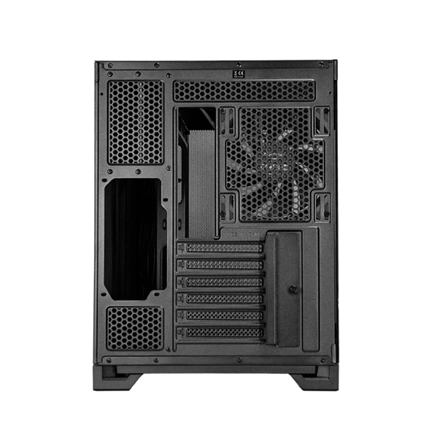 Chieftec Visio Air számítógépház - kétkamrás dizájn, edzett üveg oldallap, 3 db 140mm-es PWM ventilátor