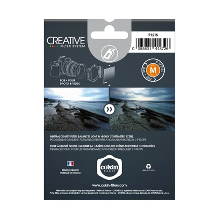 Cokin M filter P121S Gradual Neutral Grey G2 Soft (ND8)