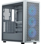 Cooler Master Elite 502 számítógépház - ATX, elöl 3db 120mm-es ARGB ventilátor, fehér