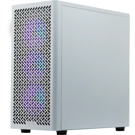Cooler Master Elite 502 számítógépház - ATX, elöl 3db 120mm-es ARGB ventilátor, fehér