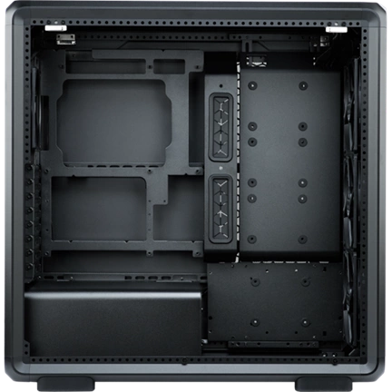 Cooler Master MasterFrame 600 számítógépház - ATX, nyílt, edzett üveg, 4db Mobius ventilátor, fekete