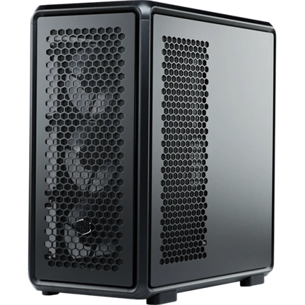 Cooler Master MasterFrame 600 számítógépház - ATX, nyílt, edzett üveg, 4db Mobius ventilátor, fekete