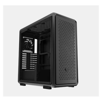 Cooler Master MasterFrame 600 számítógépház - ATX, nyílt, edzett üveg, 4db SickleFlow ARGB ventilátor, ezüst
