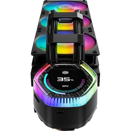 Cooler Master MasterLiquid 360 Ion ARGB komplett vízhűtőrendszer LCD kijelzővel