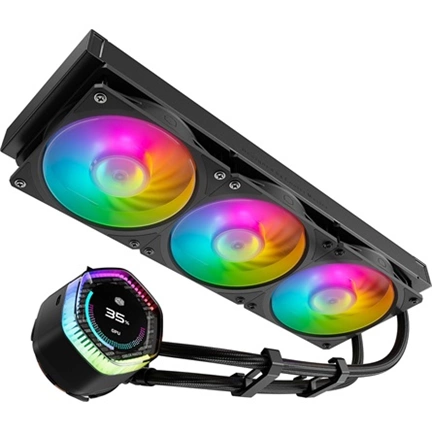 Cooler Master MasterLiquid 360 Ion ARGB komplett vízhűtőrendszer LCD kijelzővel