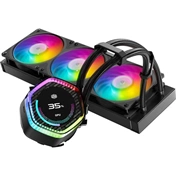Cooler Master MasterLiquid 360 Ion ARGB komplett vízhűtőrendszer LCD kijelzővel