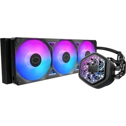 Cooler Master MasterLiquid Atmos II 360 VRM Fan komplett vízhűtőrendszer, ARGB, fekete
