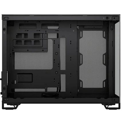 Corsair 2500X Micro ATX kétkamrás toronyház – fekete/obszidián alumínium