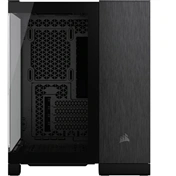 Corsair 2500X Micro ATX kétkamrás toronyház – fekete/obszidián alumínium